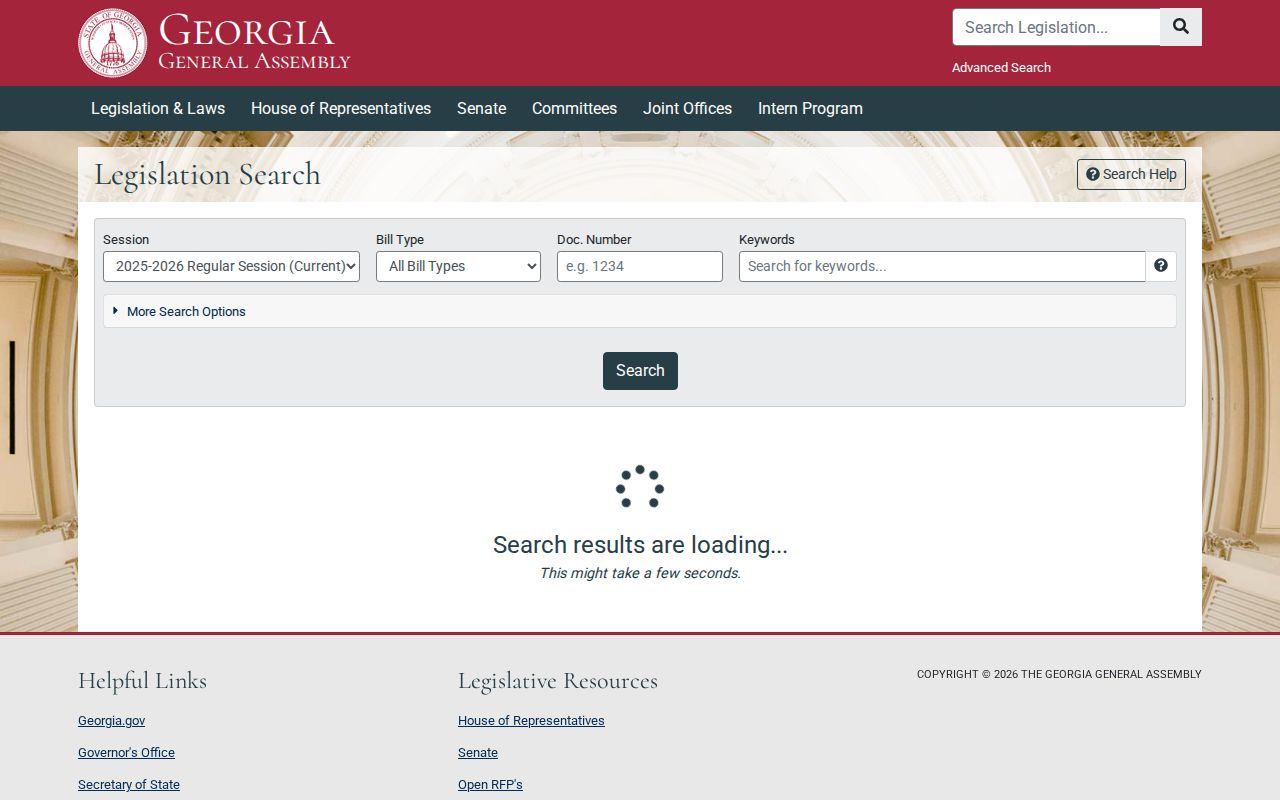 Brooks County civil docket Georgia legislation source