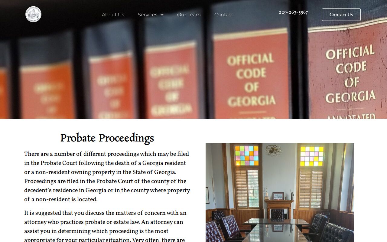 Brooks County court records probate proceeding information