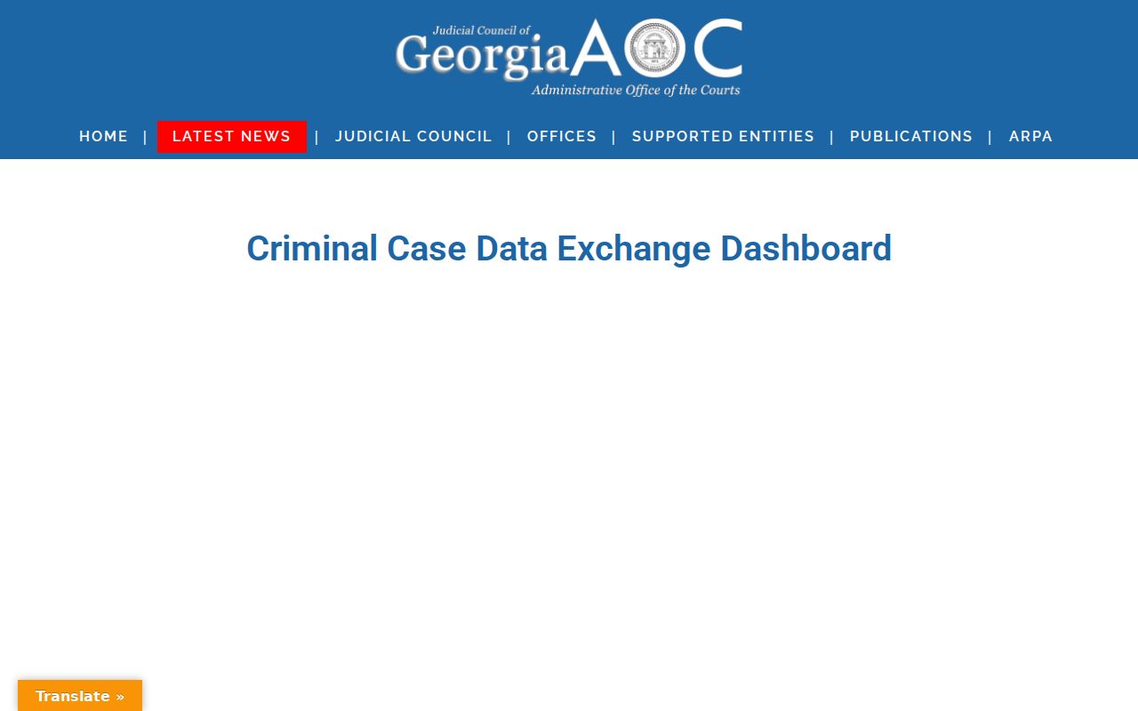 Brooks County criminal docket disposition dashboard